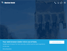 Tablet Screenshot of bluelinerental.com